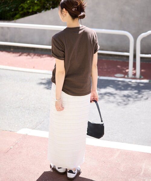 SLOBE IENA（スローブイエナ）の「ビンテージライクロゴTEE（Tシャツ/カットソー・レディース・アイボリー/ブラウン/レッド/イエロー・FREE）」の19枚目の写真