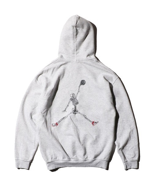 THRIFTY LOOK（スリフティールック）の「THRIFTY LOOK / スリフティールック JUMP SKULL PULL HOODIE（パーカー・メンズ・アッシュグレー/ブラック/ホワイト/レッド・SMALL/MEDIUM/LARGE/X-LARGE）」の3枚目の写真