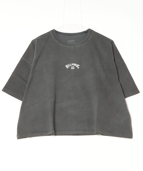 BILLABONG(ビラボン)の「ビラボン BILLABONG PIGMENT WIDE LOOSE CROPPED TEE サーフ 半袖Tシャツ(Tシャツ/カットソー・レディース・ブラック/ブルー/ホワイト・L/M)」の2枚目の写真