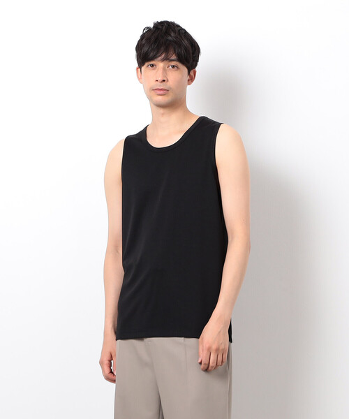 COMME CA ISM(コムサイズム)の「ルーズフィット タンクトップ(タンクトップ・メンズ・ブラック/ホワイト・LARGE/MEDIUM)」の7枚目の写真