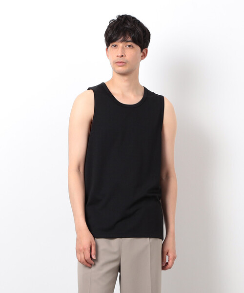 COMME CA ISM(コムサイズム)の「ルーズフィット タンクトップ(タンクトップ・メンズ・ブラック/ホワイト・LARGE/MEDIUM)」の8枚目の写真
