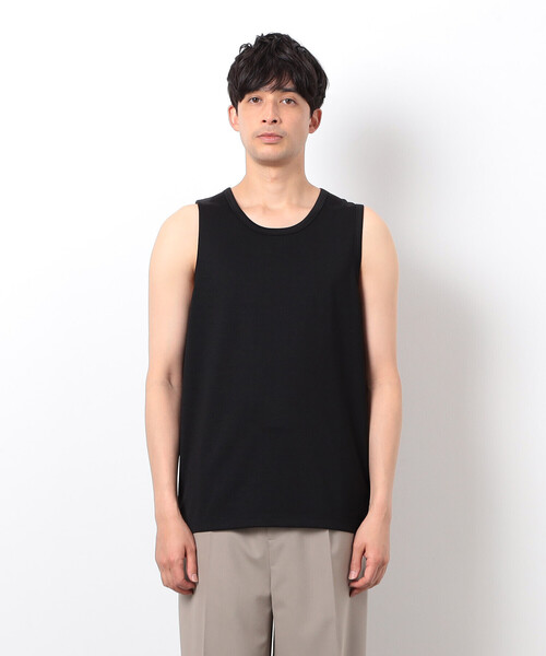COMME CA ISM(コムサイズム)の「ルーズフィット タンクトップ(タンクトップ・メンズ・ブラック/ホワイト・LARGE/MEDIUM)」の9枚目の写真