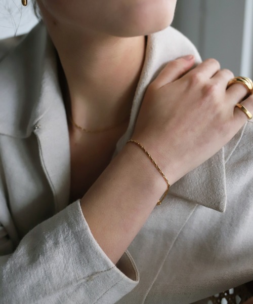 TEN.（テン）の「18KGP バリーコーンチェーンブレスレット（ブレスレット・レディース・ゴールド・FREE）」の3枚目の写真