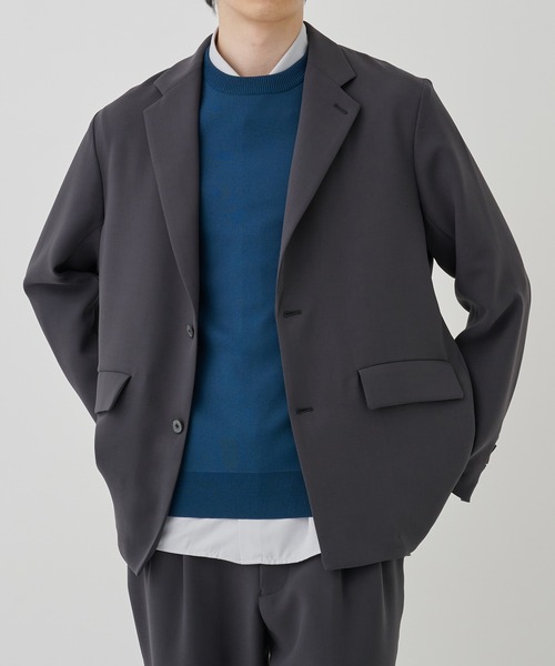 セール】ダブルクロス シングルジャケット SETUP可（テーラード