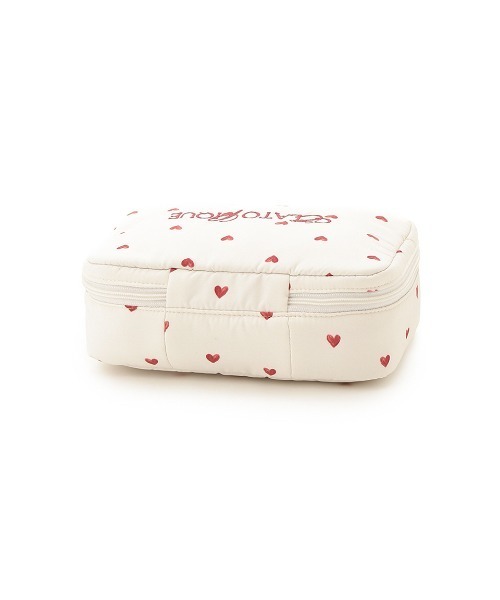 新品！ジェラートピケ☆パターンBOXポーチ ジェラートピケ gelato pique パターンBOXポーチ （OWHT