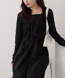 ▲ベルトストラップ ワンピース