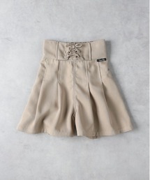 【VIVIAN BLUE】レースアップキュロット