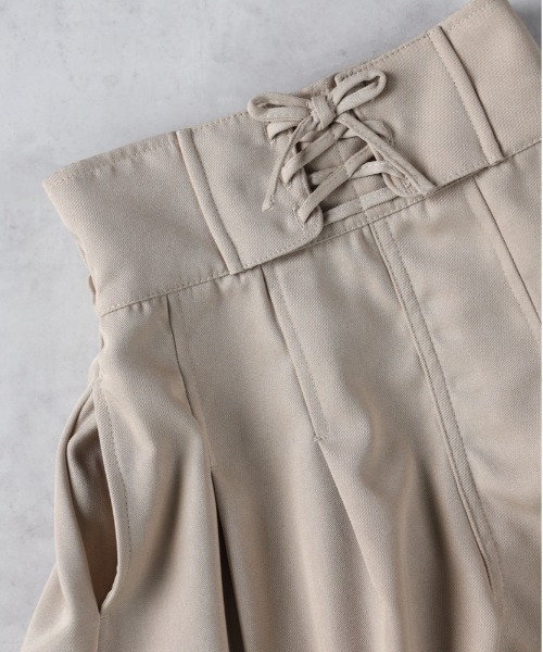 Right-on（ライトオン）の「【VIVIAN BLUE】レースアップキュロット（その他パンツ・キッズ・ベージュ/ダークグレー・130/140/160/150）」の6枚目の写真
