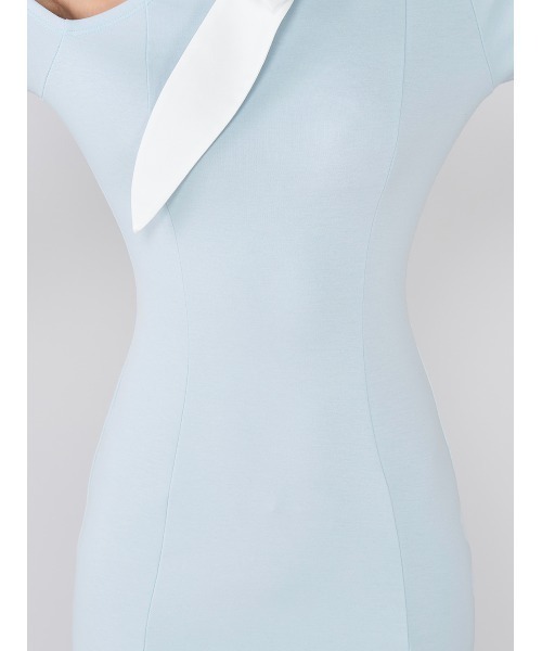 Darich（ダーリッチ）の「ビッグリボンワンショルダーロングワンピース（ワンピース・レディース・サックスブルー/ブラック/ベージュ・FREE/FS）」の10枚目の写真