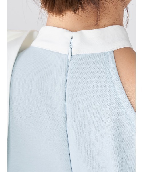 Darich（ダーリッチ）の「ビッグリボンワンショルダーロングワンピース（ワンピース・レディース・サックスブルー/ブラック/ベージュ・FREE/FS）」の13枚目の写真