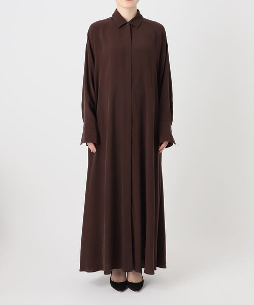 マキシシャツワンピース（ワンピース）｜AP STUDIO（エーピー