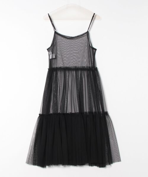 almo（アルモ）の「OP　チュールキャミワンピース(se)（ワンピース・レディース・レッド/ブラック/ホワイト・FREE）」の4枚目の写真