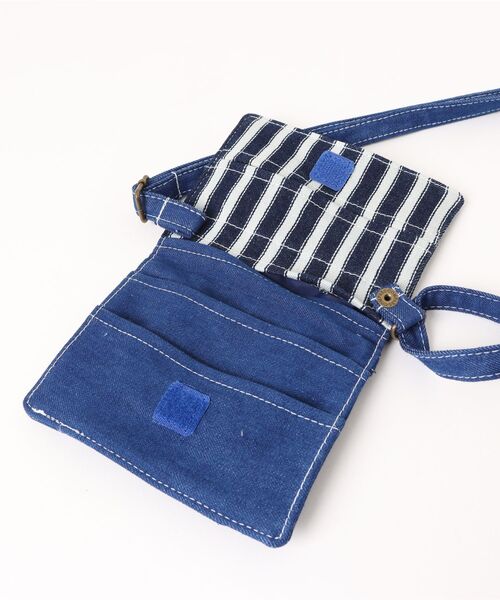 Ocean&Ground（オーシャン&グラウンド）の「2WAY移動ﾎﾟｹｯﾄBAG BLUE BLUE（ショルダーバッグ・キッズ・ストライプ/インディゴブルー・FREE）」の11枚目の写真