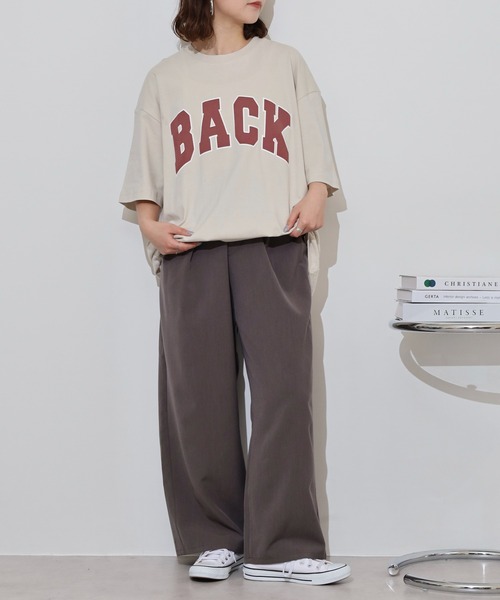 FUNALIVE(ファンアライブ)の「メンズ レディース BACKロゴプリントBIG Tシャツ(Tシャツ/カットソー・メンズ・ブラック/ブラウン・F)」の19枚目の写真