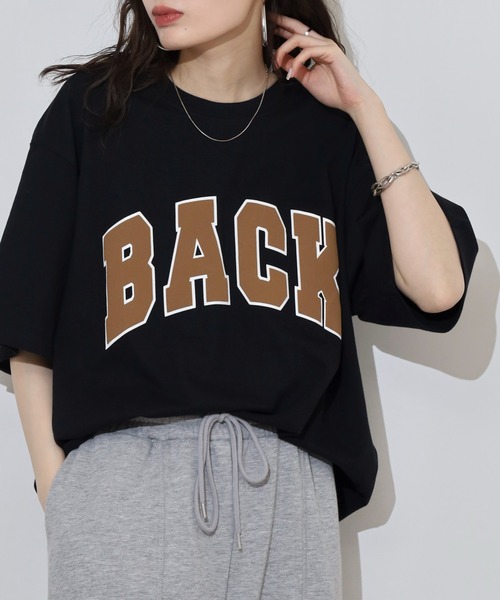 FUNALIVE(ファンアライブ)の「メンズ レディース BACKロゴプリントBIG Tシャツ(Tシャツ/カットソー・メンズ・ブラック/ブラウン・F)」の9枚目の写真