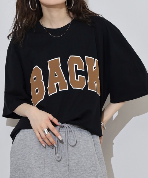 FUNALIVE(ファンアライブ)の「メンズ レディース BACKロゴプリントBIG Tシャツ(Tシャツ/カットソー・メンズ・ブラック/ブラウン・F)」の10枚目の写真