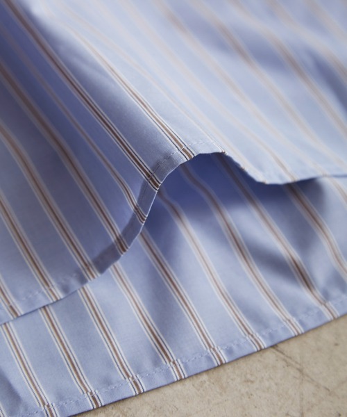 ROPE' PICNIC（ロペピクニック）の「【UVカット・接触冷感・イージーケア】スキッパーシャツワンピース（シャツワンピース・レディース・サックスブルー/ベージュ/ネイビー・36/38）」の8枚目の写真