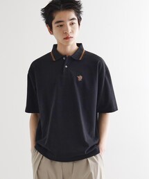 tk.TAKEO KIKUCHI | ハートエンブロ鹿の子ポロシャツ(ポロシャツ)