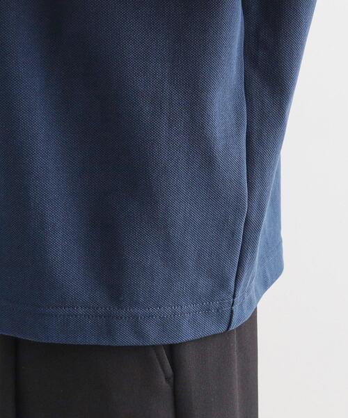 tk.TAKEO KIKUCHI（ティーケータケオキクチ）の「ハートエンブロ鹿の子ポロシャツ（ポロシャツ・メンズ・ブラック/ネイビー/ホワイト・02/03）」の22枚目の写真