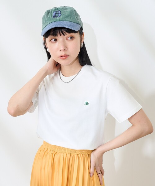 てぃーぬ セール】SIENNE/シエンヌ COLORED LOGO TEE/カラードロゴ T