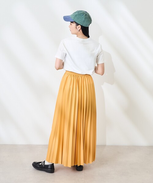 FREAK'S STORE(フリークスストア)の「SIENNE/シエンヌ COLORED LOGO TEE/カラードロゴ Tシャツ(Tシャツ/カットソー・レディース・ホワイト/ラベンダー・SMALL)」の4枚目の写真