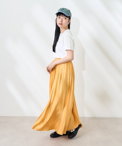 FREAK'S STORE(フリークスストア)の「SIENNE/シエンヌ COLORED LOGO TEE/カラードロゴ Tシャツ(Tシャツ/カットソー・レディース・ホワイト/ラベンダー・SMALL)」の5枚目の写真