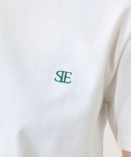 FREAK'S STORE(フリークスストア)の「SIENNE/シエンヌ COLORED LOGO TEE/カラードロゴ Tシャツ(Tシャツ/カットソー・レディース・ホワイト/ラベンダー・SMALL)」の10枚目の写真