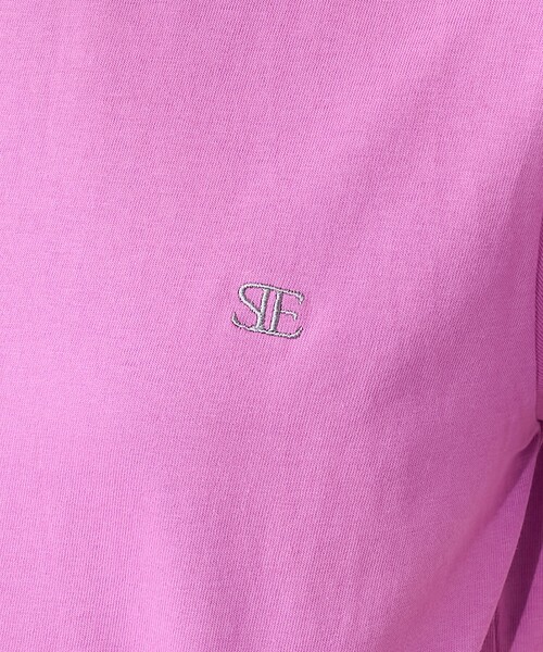 FREAK'S STORE(フリークスストア)の「SIENNE/シエンヌ COLORED LOGO TEE/カラードロゴ Tシャツ(Tシャツ/カットソー・レディース・ホワイト/ラベンダー・SMALL)」の17枚目の写真