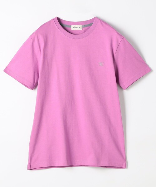 FREAK'S STORE(フリークスストア)の「SIENNE/シエンヌ COLORED LOGO TEE/カラードロゴ Tシャツ(Tシャツ/カットソー・レディース・ホワイト/ラベンダー・SMALL)」の18枚目の写真