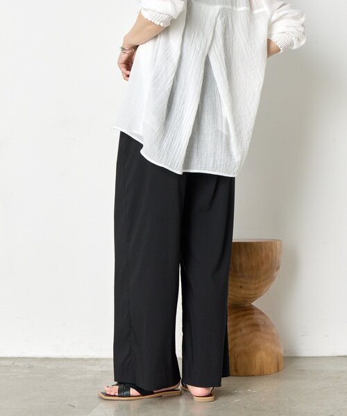 Jena espace merveilleux(ジェナ エスパスメルヴェイユ)の「【オンオフ兼用/らくちんきれい見え】トロミキャタピラーパンツ(その他パンツ・レディース・グレー/ブラック/カーキ・FREE)」の11枚目の写真