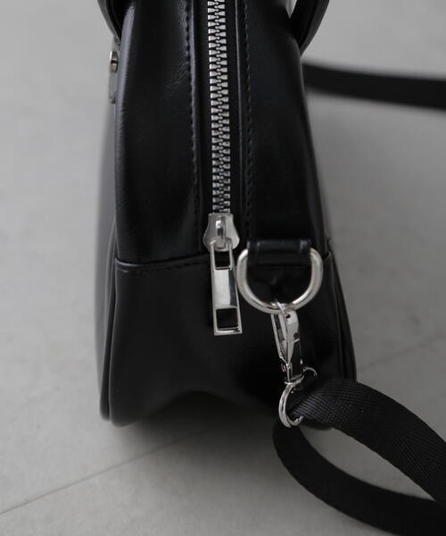 FREE'S MART（フリーズマート）の「ハーフサークルバッグ（トートバッグ・レディース・ライトグリーン/ブラック/ブラウン系その他・ﾌﾘ-）」の4枚目の写真