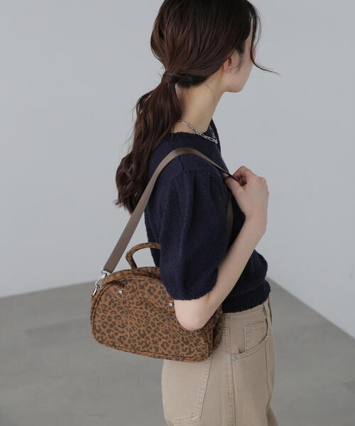 FREE'S MART（フリーズマート）の「ハーフサークルバッグ（トートバッグ・レディース・ライトグリーン/ブラック/ブラウン系その他・ﾌﾘ-）」の8枚目の写真