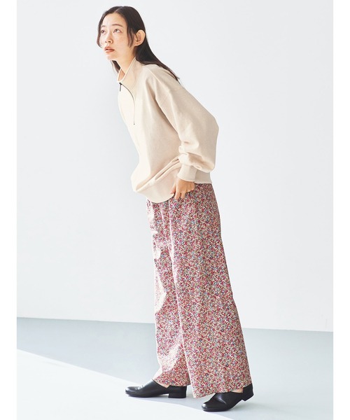 and myera（アンド マイラ）の「ａｎｄ　ｍｙｅｒａ　ｆｅａｔ．ａｖｅｃｍｏｉ　ジップアップスウェット（スウェット・レディース・オートミール・L/M/S/LL）」の3枚目の写真