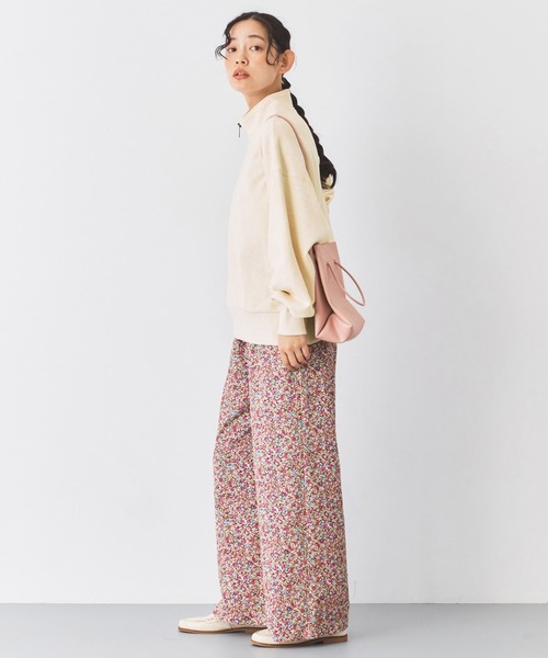 and myera（アンド マイラ）の「ａｎｄ　ｍｙｅｒａ　ｆｅａｔ．ａｖｅｃｍｏｉ　ジップアップスウェット（スウェット・レディース・オートミール・L/M/S/LL）」の4枚目の写真