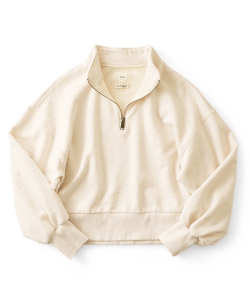 and myera（アンド マイラ）の「ａｎｄ　ｍｙｅｒａ　ｆｅａｔ．ａｖｅｃｍｏｉ　ジップアップスウェット（スウェット・レディース・オートミール・L/M/S/LL）」の8枚目の写真