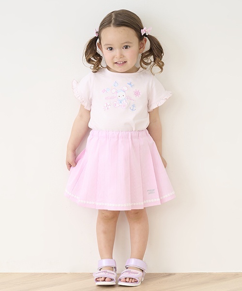 セール】ストライププリーツスカパン（その他ベビーウェア）｜mezzo