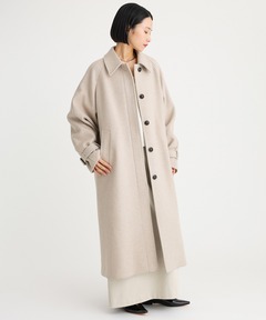 【週末限定特価】SUPER140sウールプライムオーバーステンカラ セール】《ユニセックスアイテム》SUPER140Sウールプライムオーバー