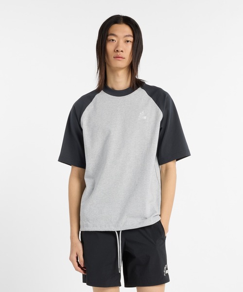 NEW BALANCE（ニューバランス）の「大谷翔平 ラグランショートスリーブTシャツ（Tシャツ/カットソー・メンズ・ブラック/インディゴブルー/ベージュ・X-LARGE/LARGE/MEDIUM/SMALL/XX-LARGE）」の2枚目の写真