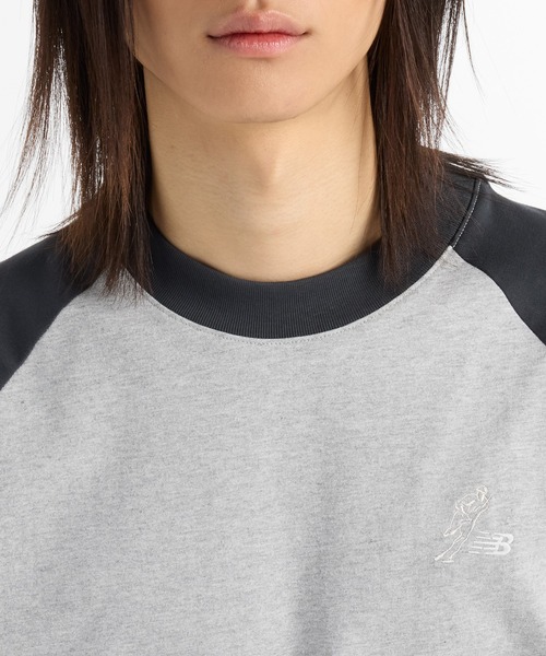 NEW BALANCE（ニューバランス）の「大谷翔平 ラグランショートスリーブTシャツ（Tシャツ/カットソー・メンズ・ブラック/インディゴブルー/ベージュ・X-LARGE/LARGE/MEDIUM/SMALL/XX-LARGE）」の6枚目の写真