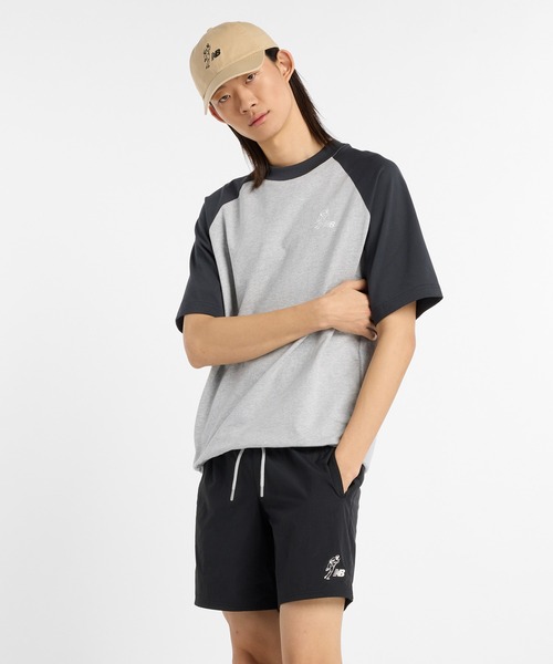 NEW BALANCE（ニューバランス）の「大谷翔平 ラグランショートスリーブTシャツ（Tシャツ/カットソー・メンズ・ブラック/インディゴブルー/ベージュ・X-LARGE/LARGE/MEDIUM/SMALL/XX-LARGE）」の11枚目の写真