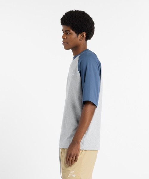 NEW BALANCE（ニューバランス）の「大谷翔平 ラグランショートスリーブTシャツ（Tシャツ/カットソー・メンズ・ブラック/インディゴブルー/ベージュ・X-LARGE/LARGE/MEDIUM/SMALL/XX-LARGE）」の20枚目の写真