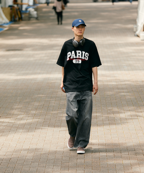 PARIS SAINT-GERMAIN(パリサンジェルマン)の「【Paris Saint-Germain / パリ・サン=ジェルマン】JP VIRSITY LOGO TEE(Tシャツ/カットソー・メンズ・ホワイト/ブラック・MEDIUM/SMALL/X-LARGE/LARGE)」の6枚目の写真