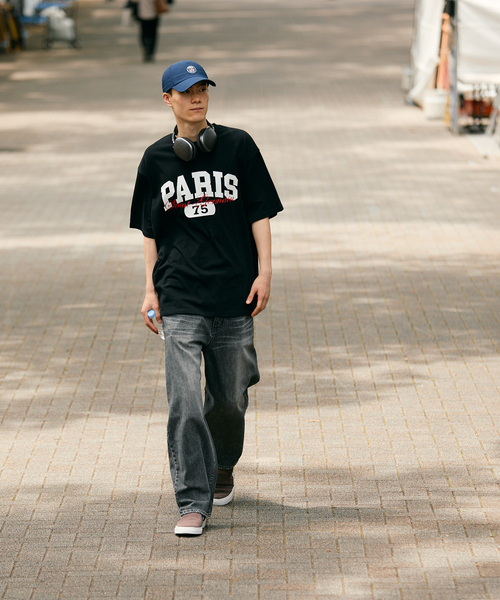 PARIS SAINT-GERMAIN(パリサンジェルマン)の「【Paris Saint-Germain / パリ・サン=ジェルマン】JP VIRSITY LOGO TEE(Tシャツ/カットソー・メンズ・ホワイト/ブラック・MEDIUM/SMALL/X-LARGE/LARGE)」の7枚目の写真