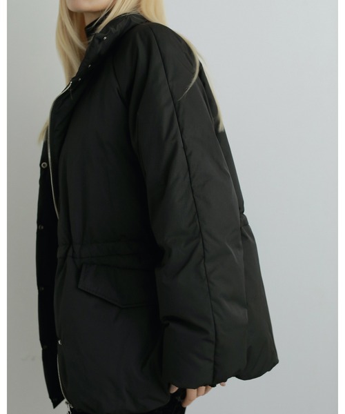 美品STAND STUDIO sally ダウンジャケット　コート32 黒 セール】Standcollar Down Coat（ダウンジャケット/コート）｜anuke