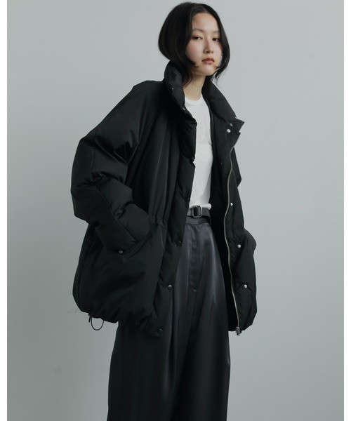 【美品】anuke Standcollar Coat 38 黒 セール】Standcollar Down Coat（ダウンジャケット/コート）｜anuke