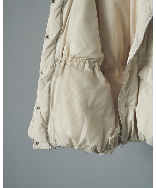 anuke（アンヌーク）の「Standcollar Down Coat（ダウンジャケット/コート・レディース・アイボリー/ブラック・36inch/38inch）」の18枚目の写真