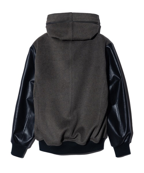 glamb（グラム）の「Carol Stadium Jumper / キャロルスタジアムジャンパー（スタジャン・メンズ・グレー/ブルー/ブラック・S/M/L）」の6枚目の写真