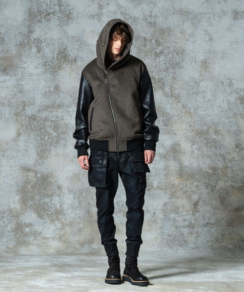 glamb（グラム）の「Carol Stadium Jumper / キャロルスタジアムジャンパー（スタジャン・メンズ・グレー/ブルー/ブラック・S/M/L）」の11枚目の写真