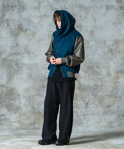 glamb（グラム）の「Carol Stadium Jumper / キャロルスタジアムジャンパー（スタジャン・メンズ・グレー/ブルー/ブラック・S/M/L）」の17枚目の写真