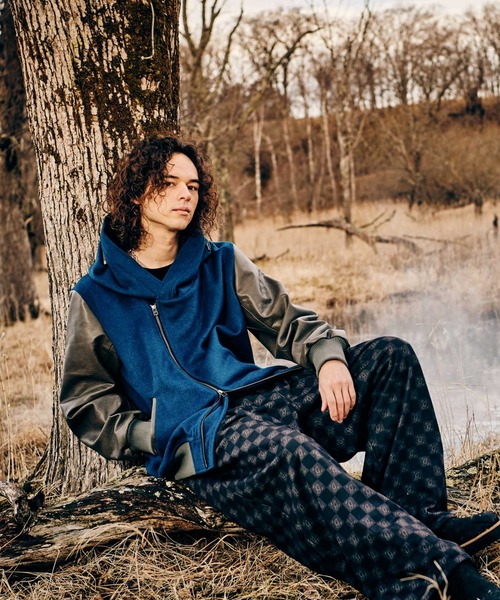 glamb（グラム）の「Carol Stadium Jumper / キャロルスタジアムジャンパー（スタジャン・メンズ・グレー/ブルー/ブラック・S/M/L）」の20枚目の写真